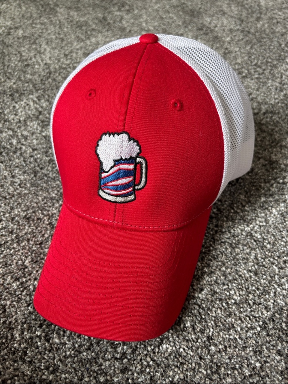 Buffalo Bills Zubaz Beer Mug Trucker hat